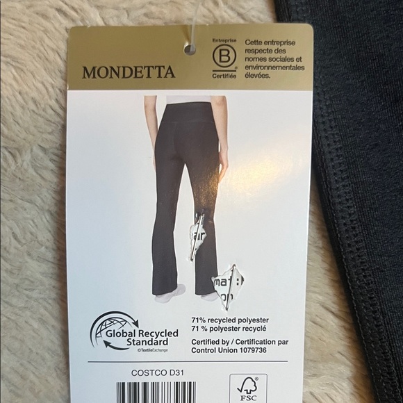 NWT Mondetta Wide-Leg Yoga Pants in Dark Gray sz M - Picture 9 of 13